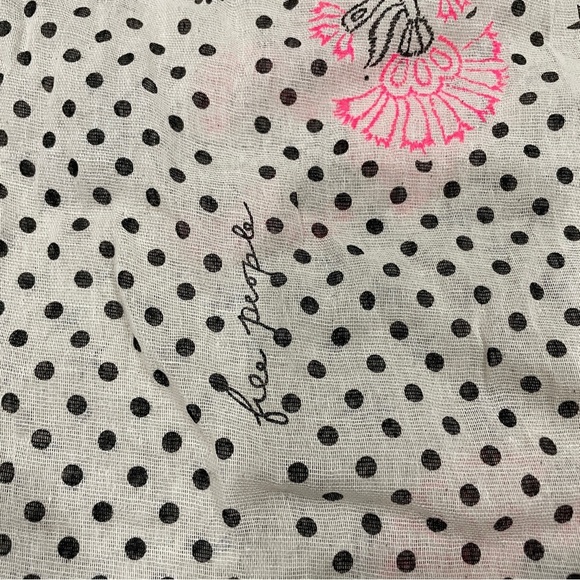 Free People Gauze Boho Reusable Shopping Tote Bag - Picture 3 of 6